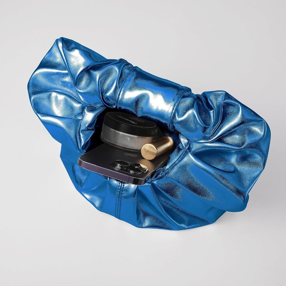 Clutch Purse for Women - Evening Clutch PU 3-blue - Picture 5 of 7